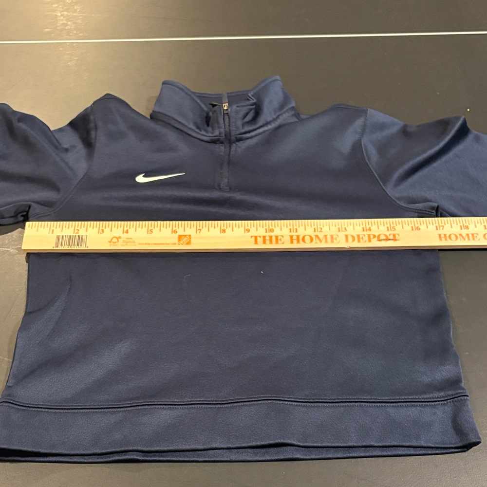 Nike Dark Blue Quarter-Zip Pullover - Picture 5 of 7